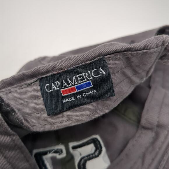 57 Slideback Baseball Cap Gray One Size Adjustatble Embroidered Cap America - Picture 9 of 9